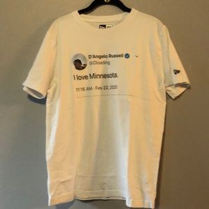 Minnesota Timberwolves D’Angelo Russell novelty t-shirt